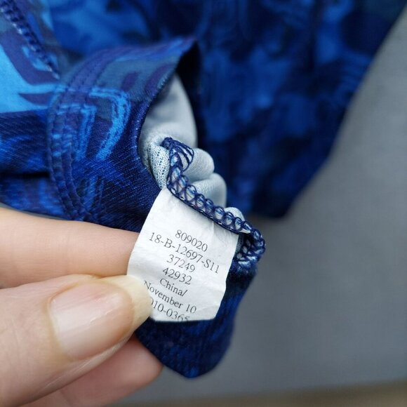 REI Mens Blue Graphic Patterned Short Sleeve Activewear T-Shirt Size S - Picture 4 of 4